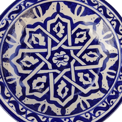 Agafay Souk Andalusian Night Ceramic Plate