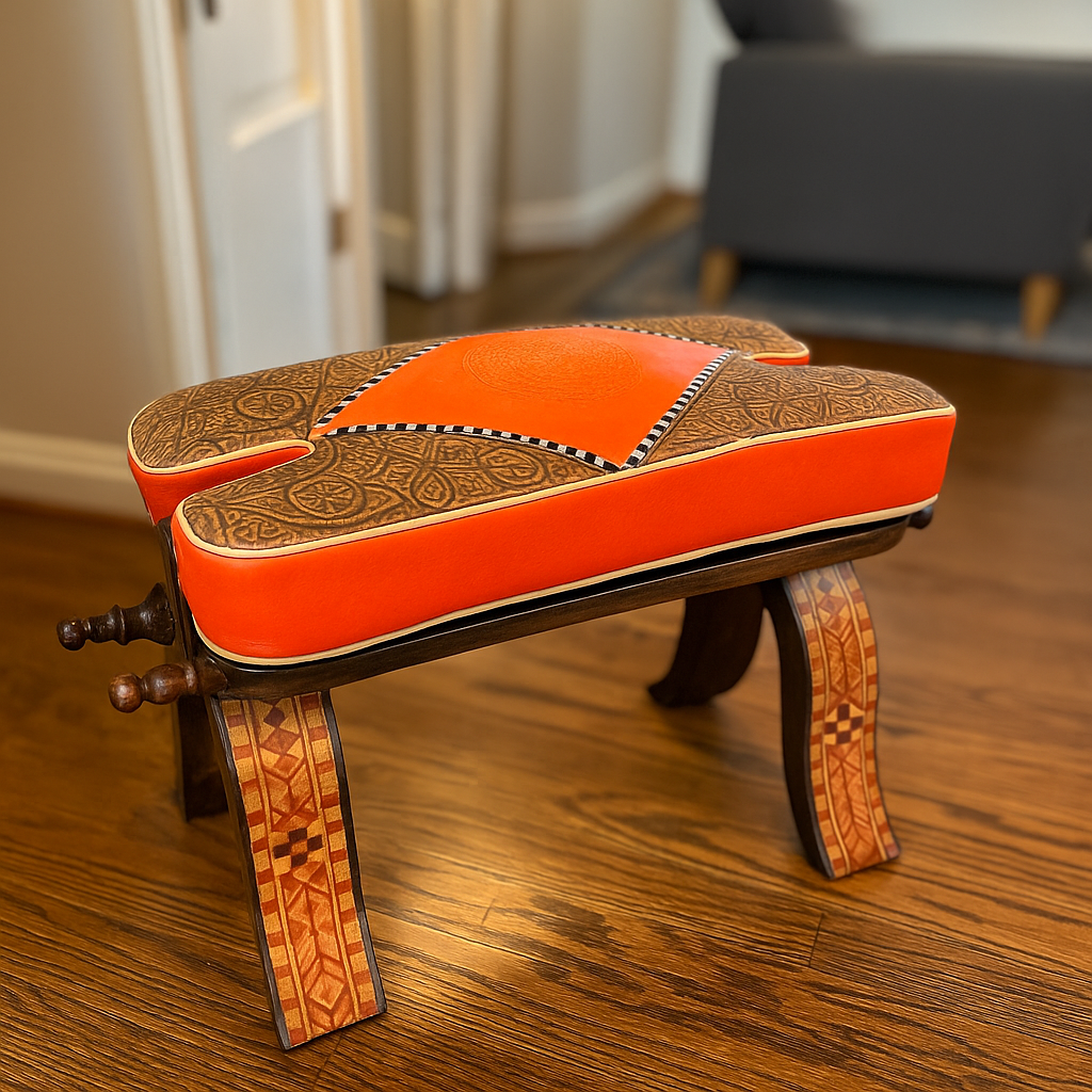 Agafay Souk Atlas Saddle Stool