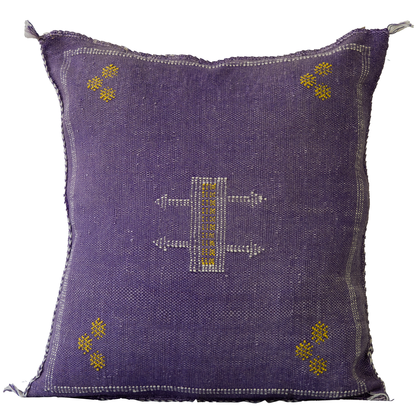 Agafay Souk Atlas Violet Cactus Silk Pillow