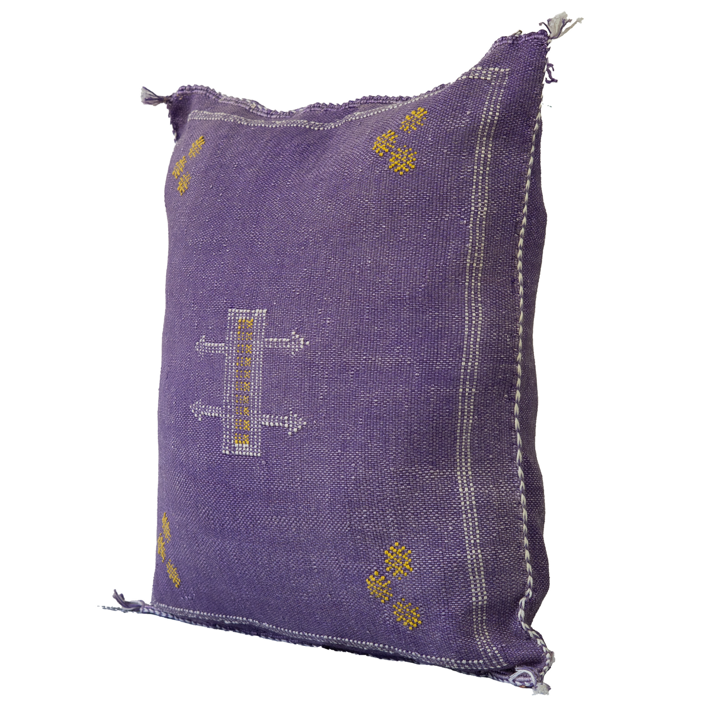 Agafay Souk Atlas Violet Cactus Silk Pillow