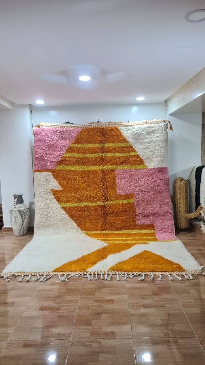 Agafay Souk Beni Ourian Handmade Rug