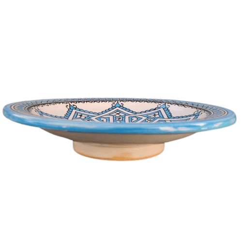 Agafay Souk Blue Atlas Harmony Ceramic Plate
