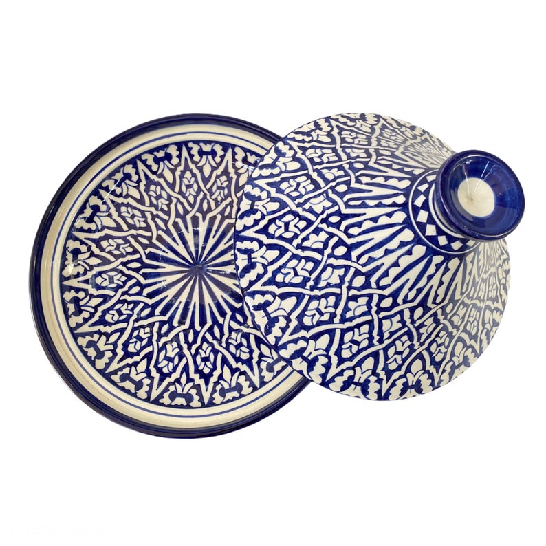 Agafay Souk Blue Mosaic Tradition Tagine