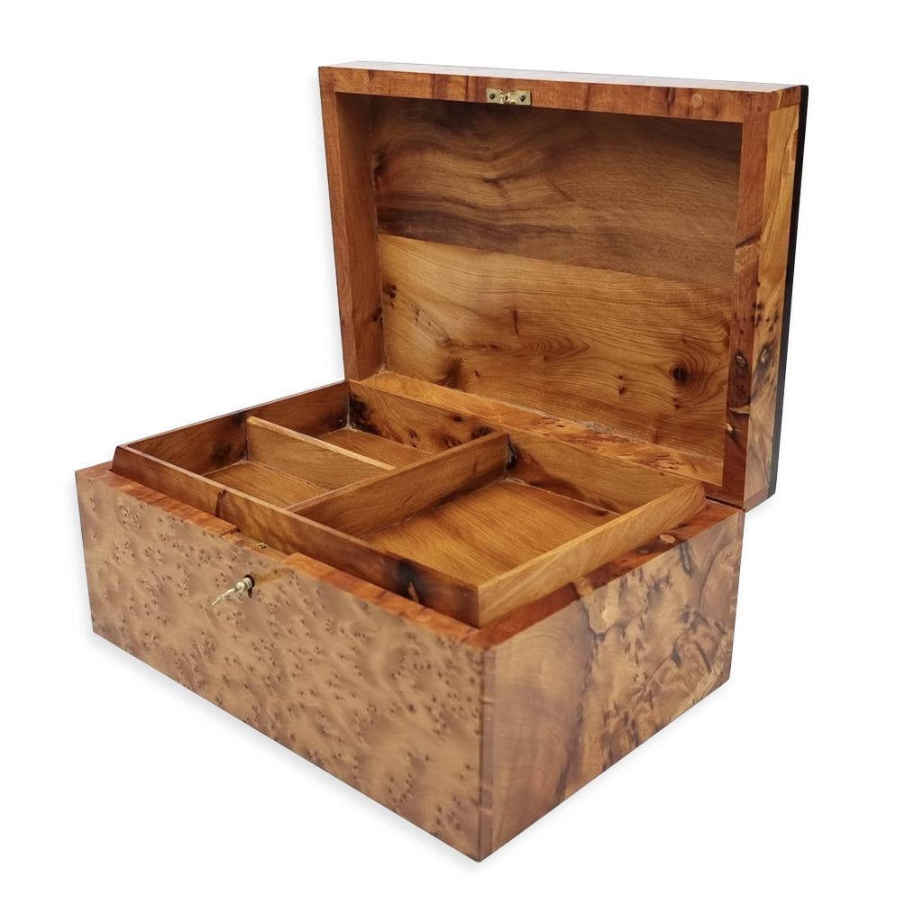 Agafay Souk Chess Pattern Thuya Organizer