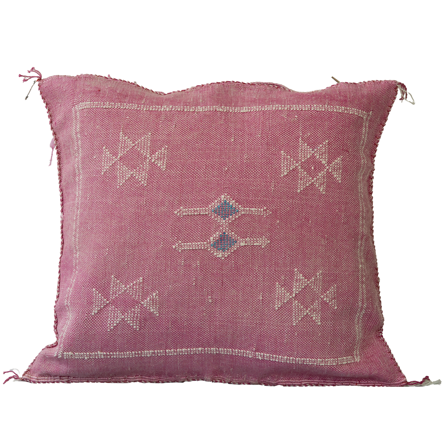 Agafay Souk Desert Orchid Cactus Silk Pillow