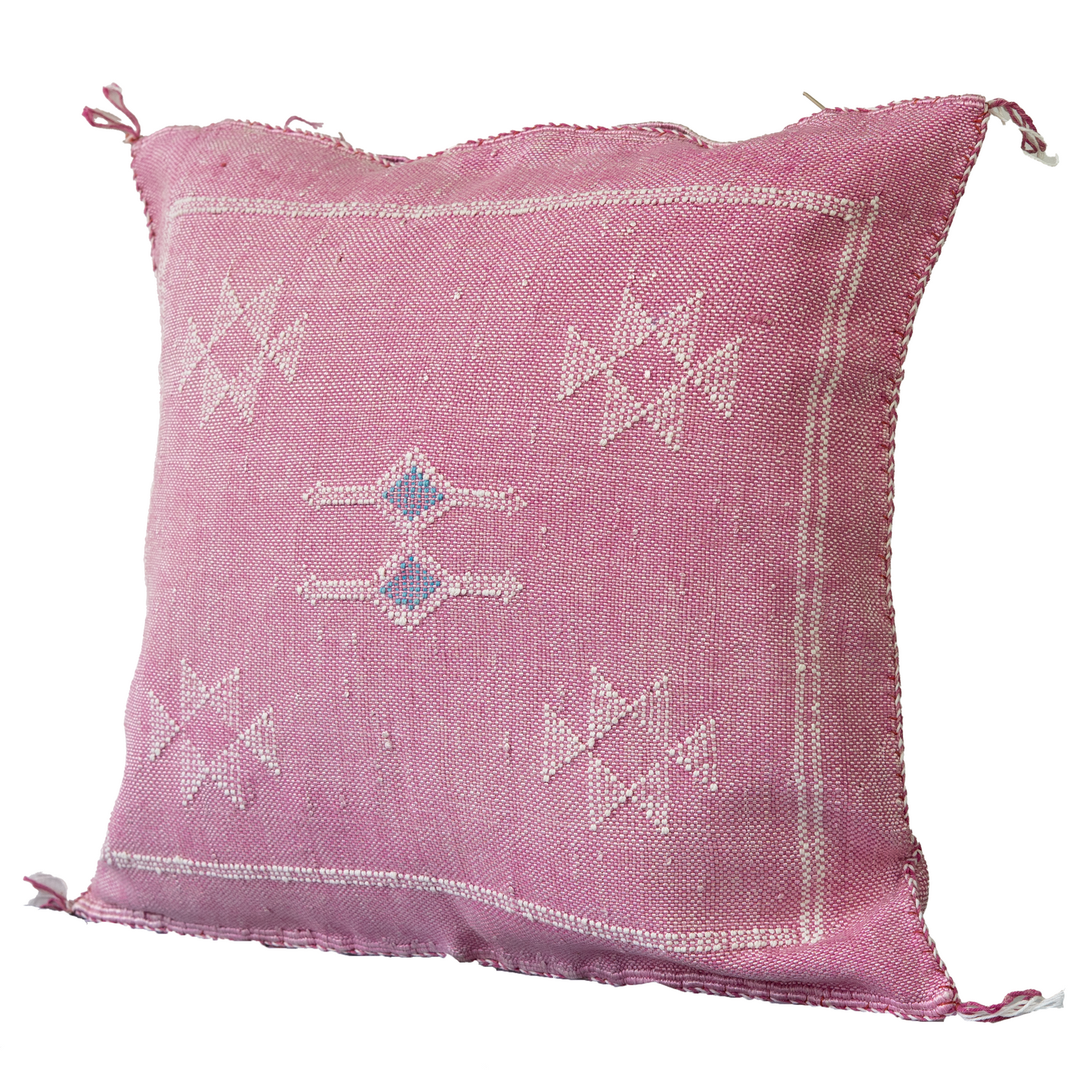 Agafay Souk Desert Orchid Cactus Silk Pillow