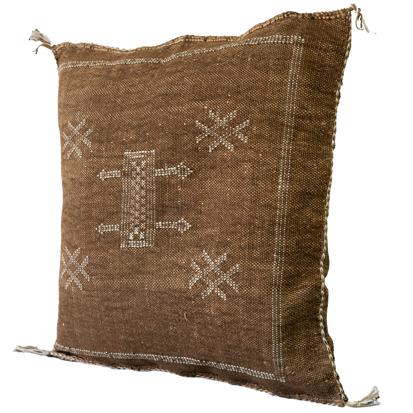 Agafay Souk Desert Umber Cactus Silk Pillow