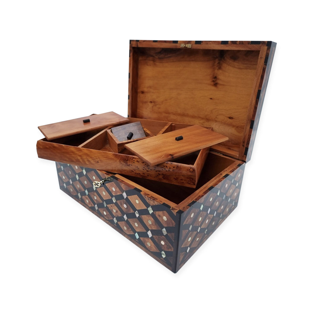 Agafay Souk Diamond Inlay Box