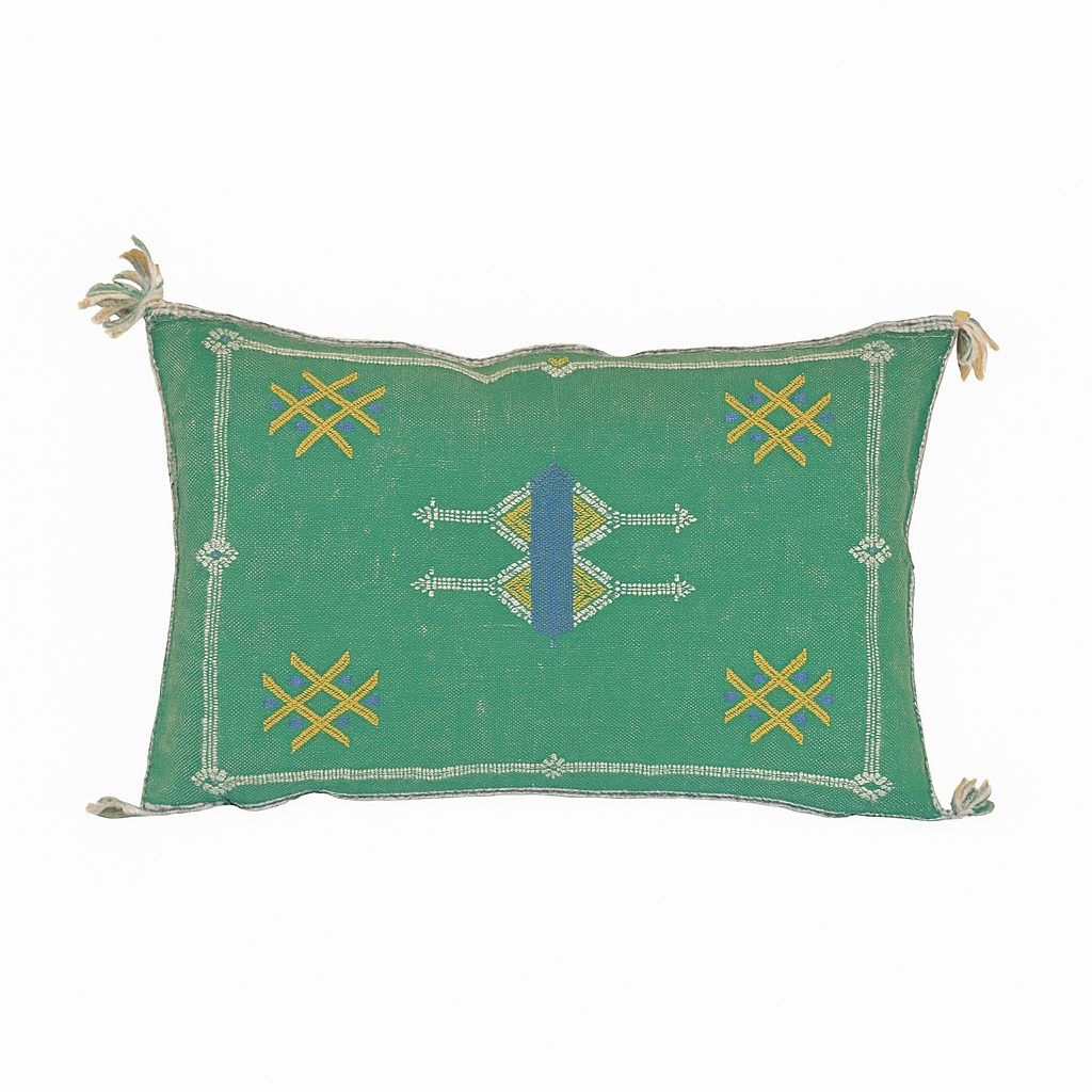 Agafay Souk High Atlas Cactus Silk Pillow