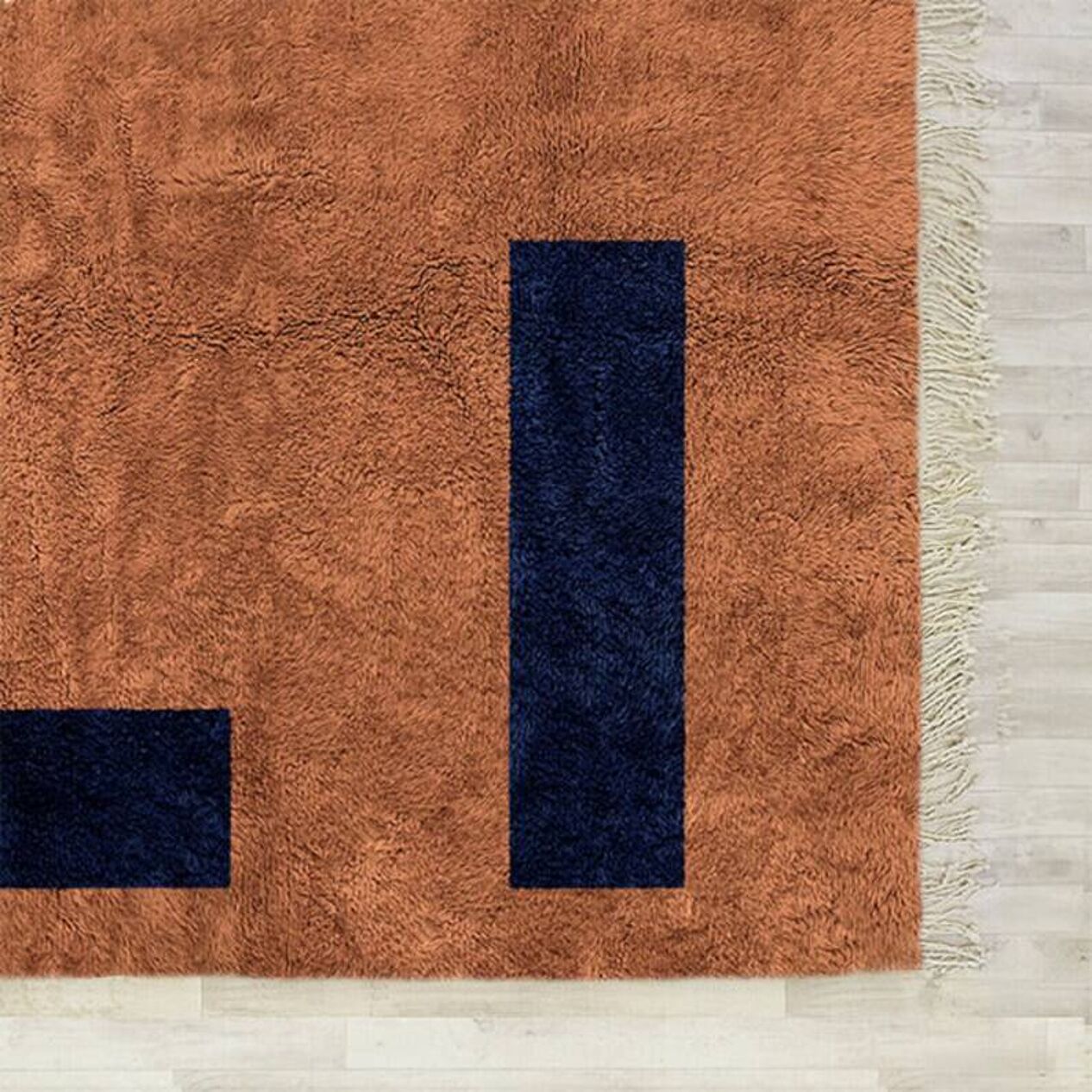 Agafay Souk Indigo Edge Azilal Rug