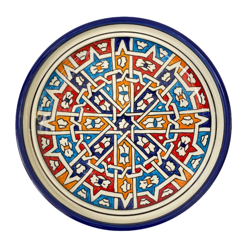 Side View of Kaleidoscope Tagine – Traditional Moroccan Design Detail
