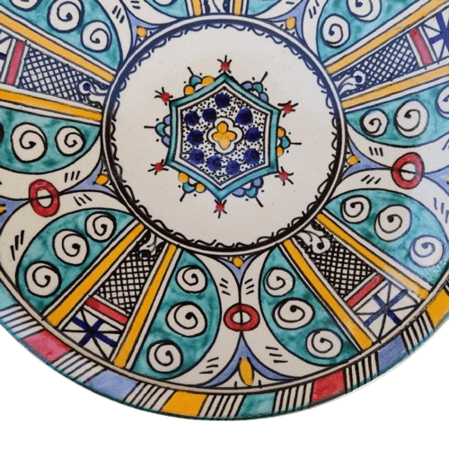 Agafay Souk Medina Joy Multicolor Ceramic Plate