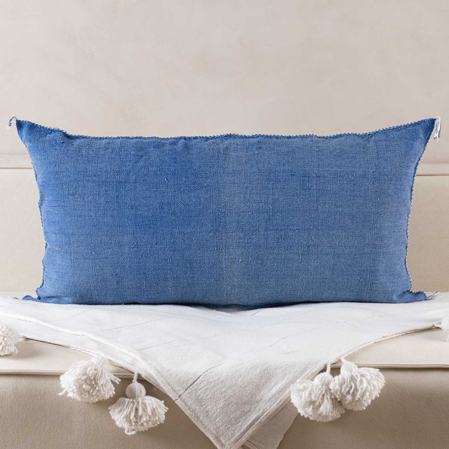 Agafay Souk Midnight Dunes Cactus Silk Pillow