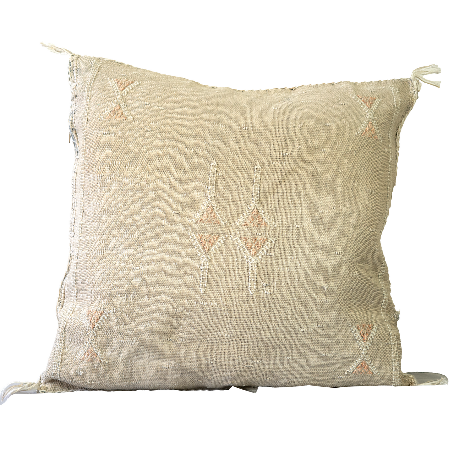 Agafay Souk Nomad Beige Silk Pillow