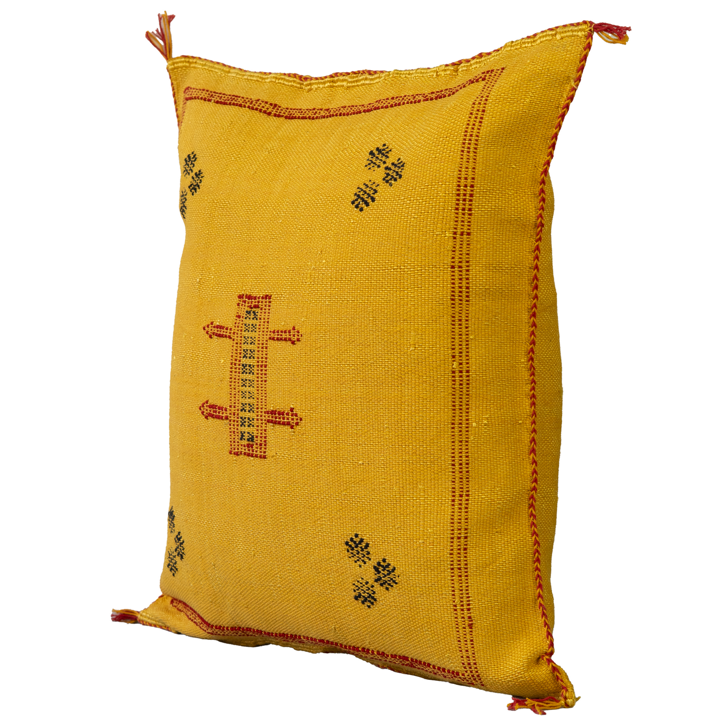 Agafay Souk Nomad Flame Cactus Silk Pillow