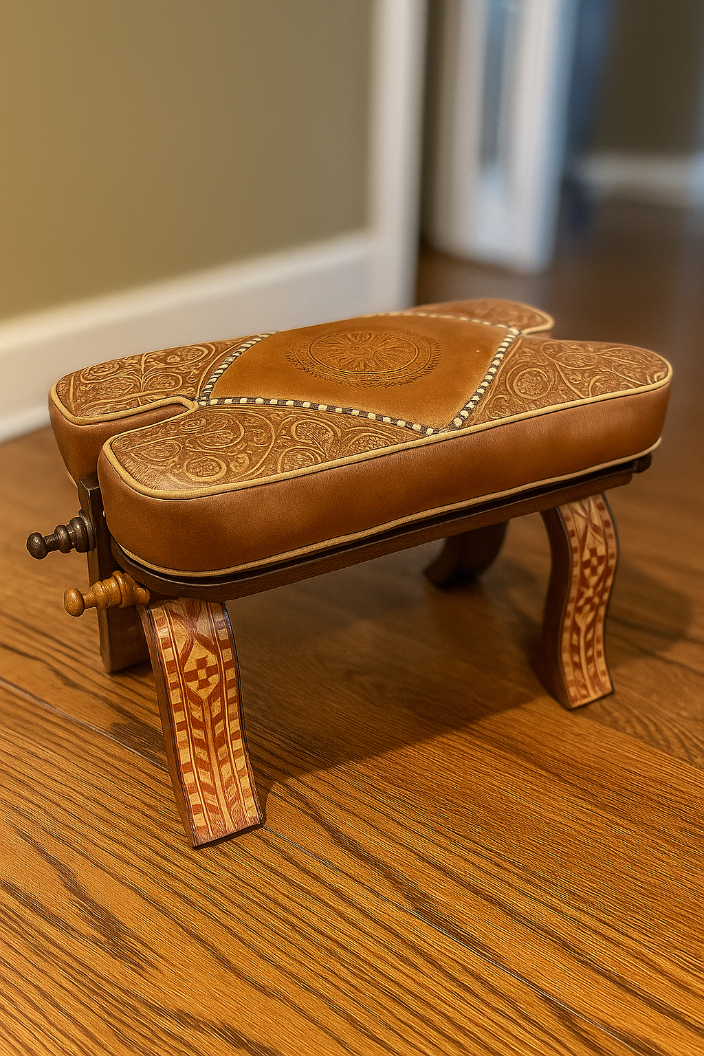 Agafay Souk Ocher Path Stool
