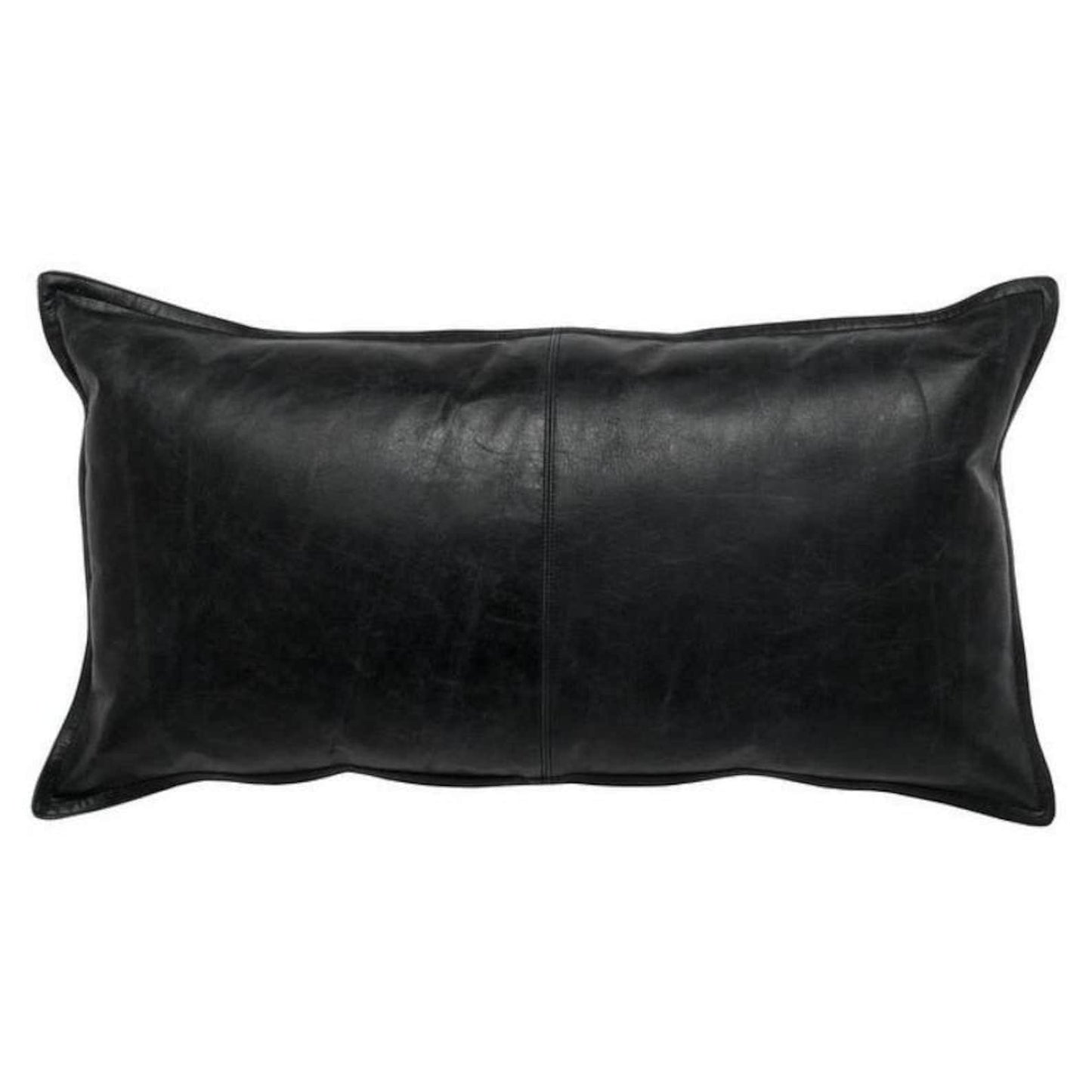 Agafay Souk Onyx Line Leather Pillow