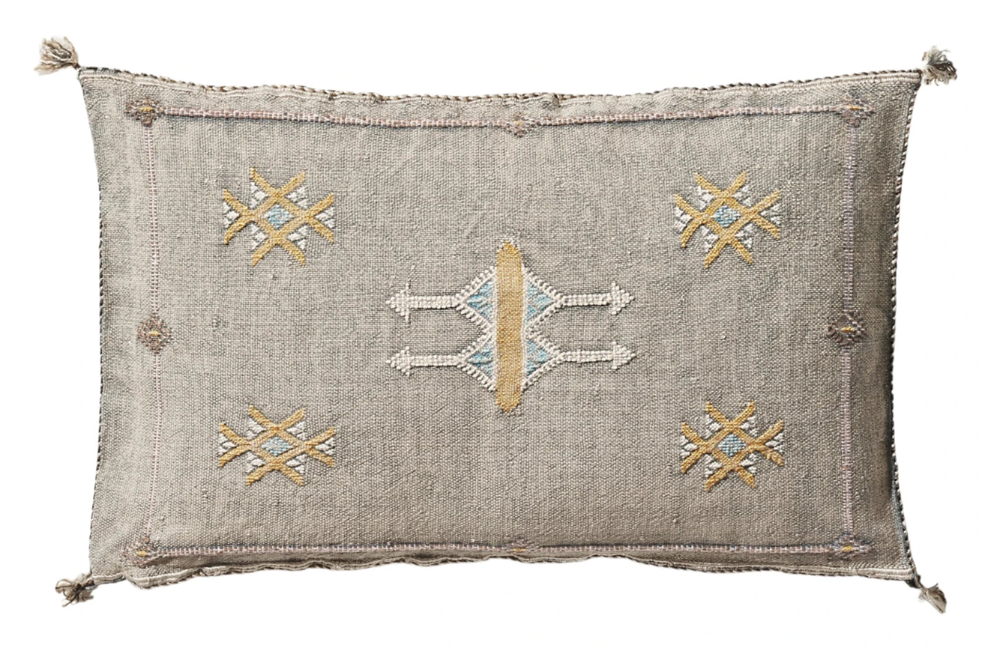 Agafay Souk Pebble Oasis Cactus Silk Pillow