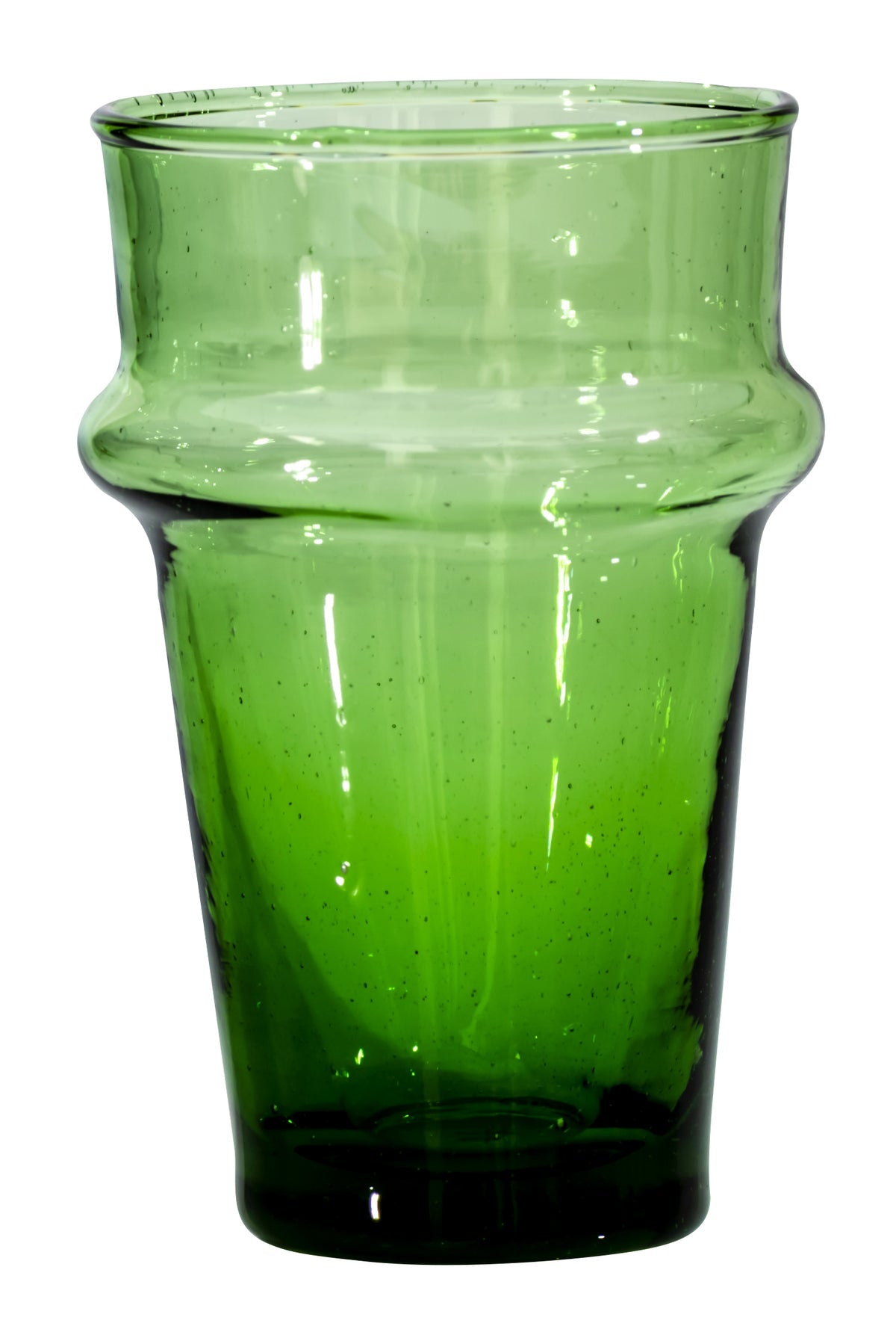 Agafay Souk Tea Glass Set – Moroccan Green (6 Pieces)
