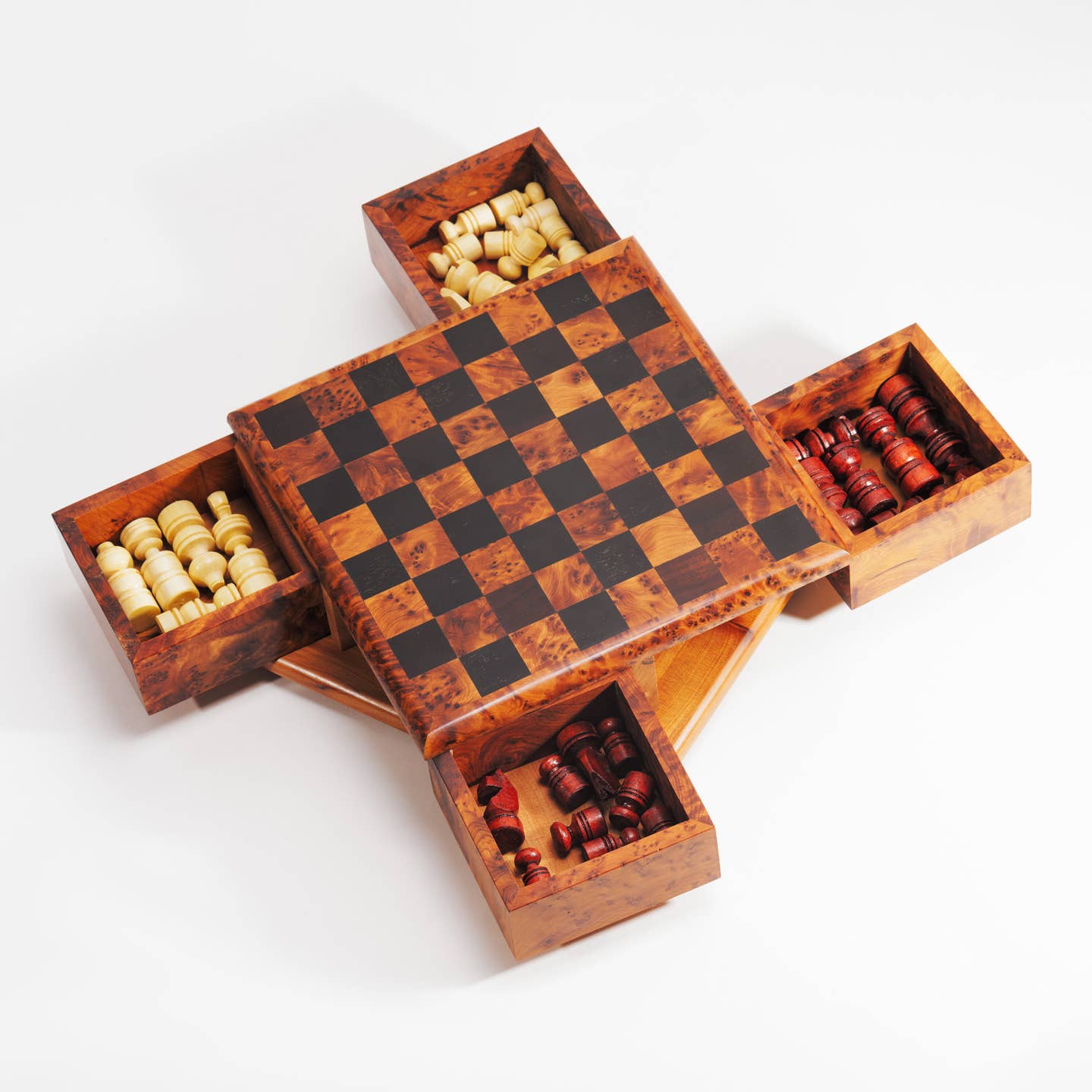 Agafay Souk Thuya Kings Chess Set