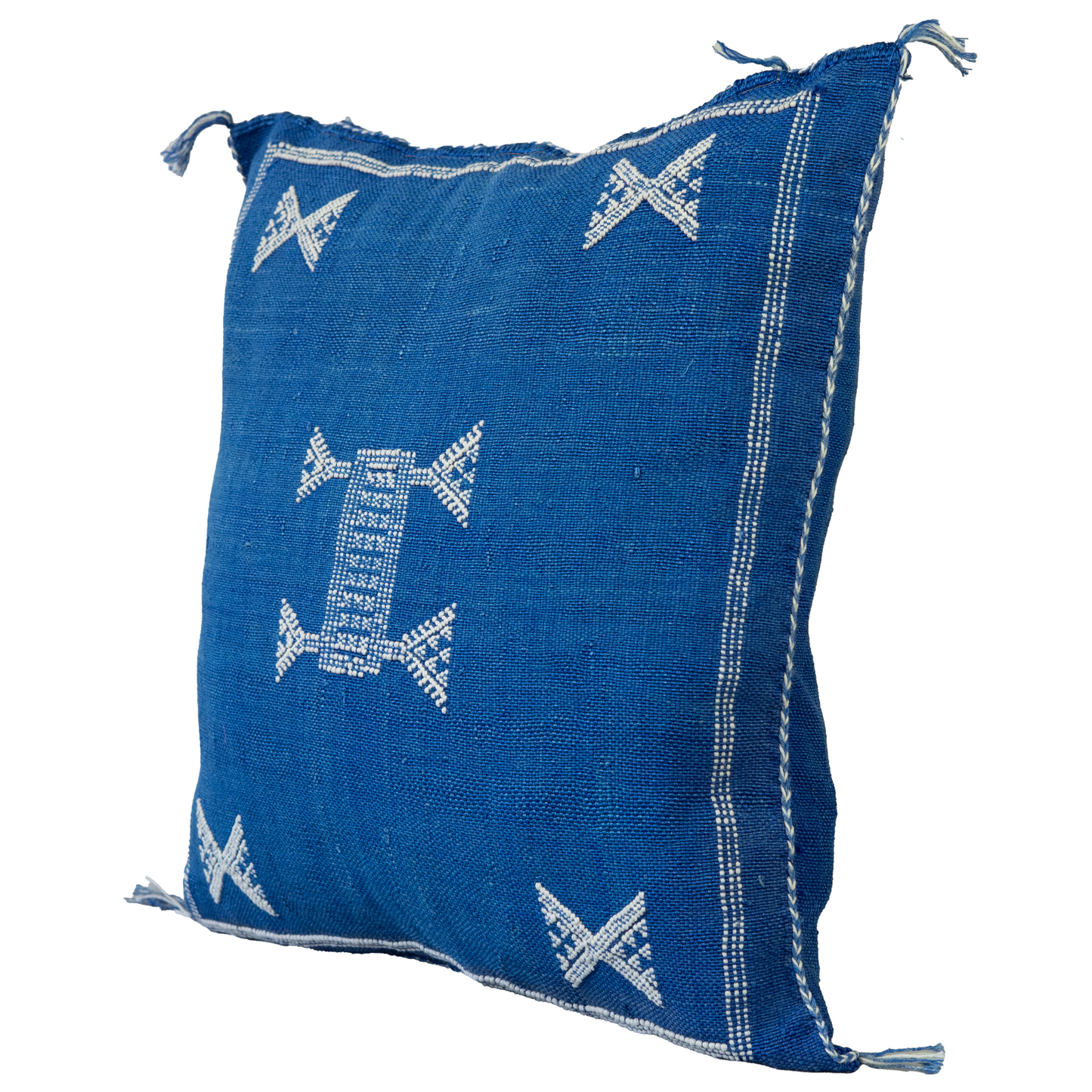 Agafay Souk Tuareg Sapphire Cactus Silk Pillow