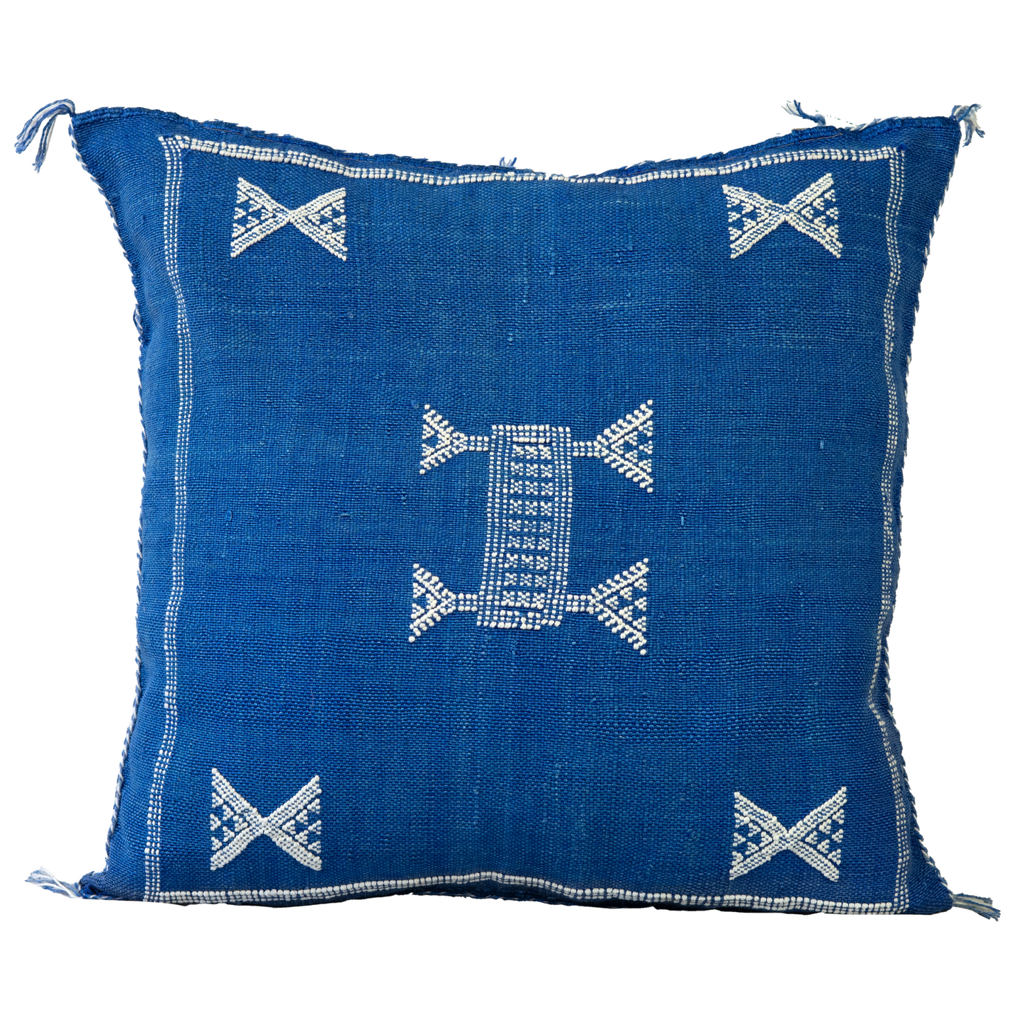 Agafay Souk Tuareg Sapphire Cactus Silk Pillow