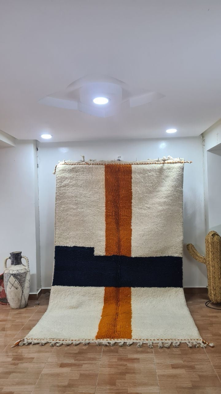 Agafay Souk Beni Ourian Handmade Berber Rug