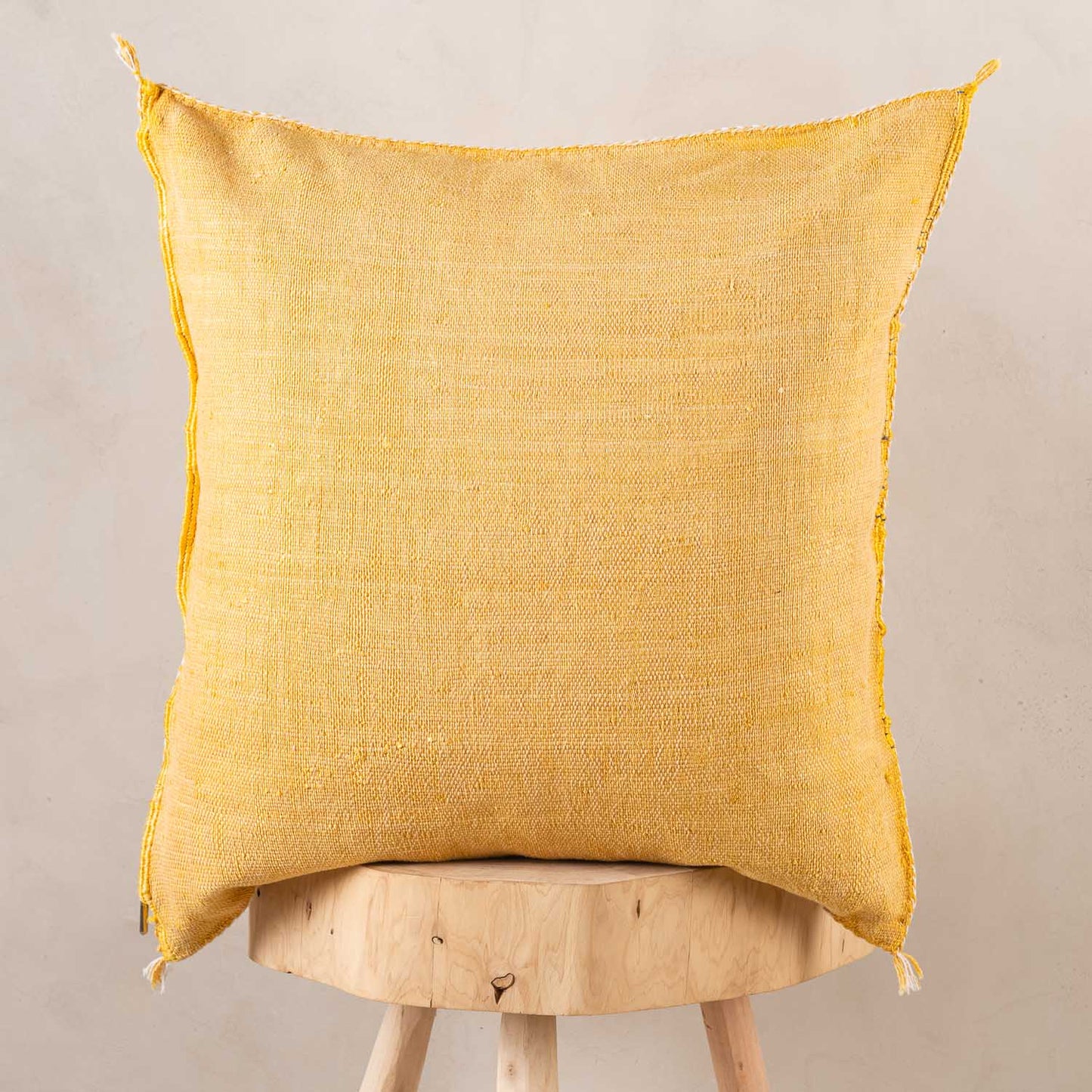 Agafay Souk Cactus Silk Pillow – Marrakech Gold