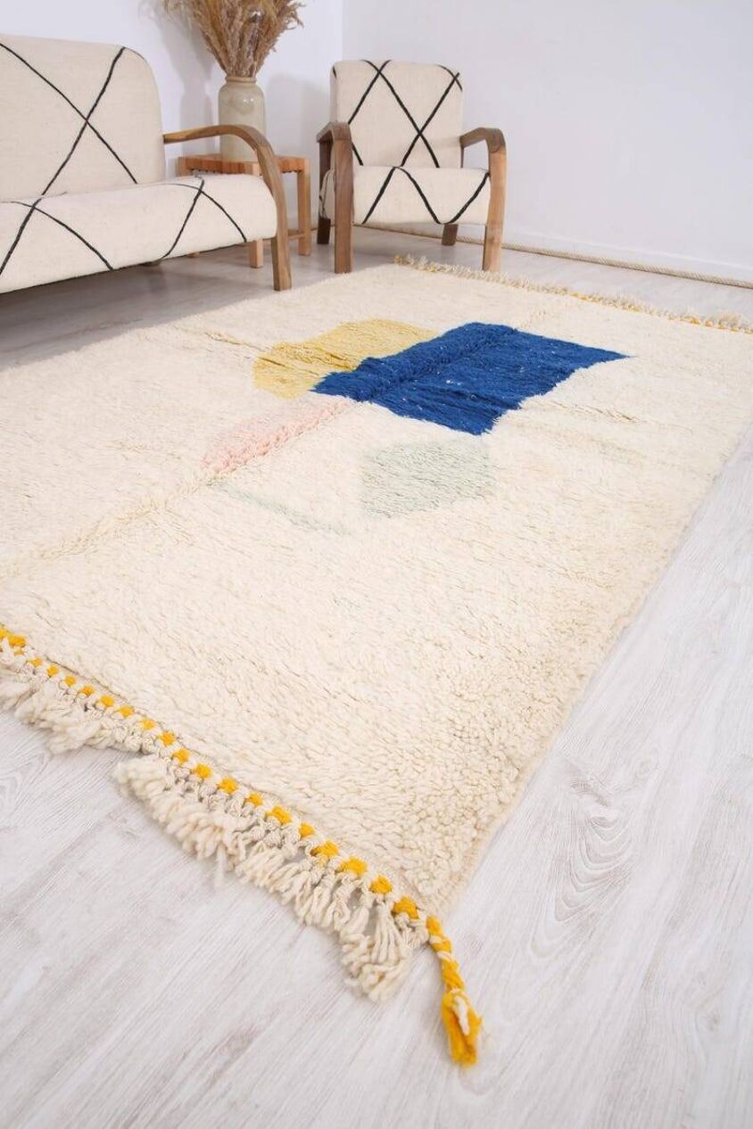 Agafay Souk Earthbound Geometry Beni Ouarain Rug