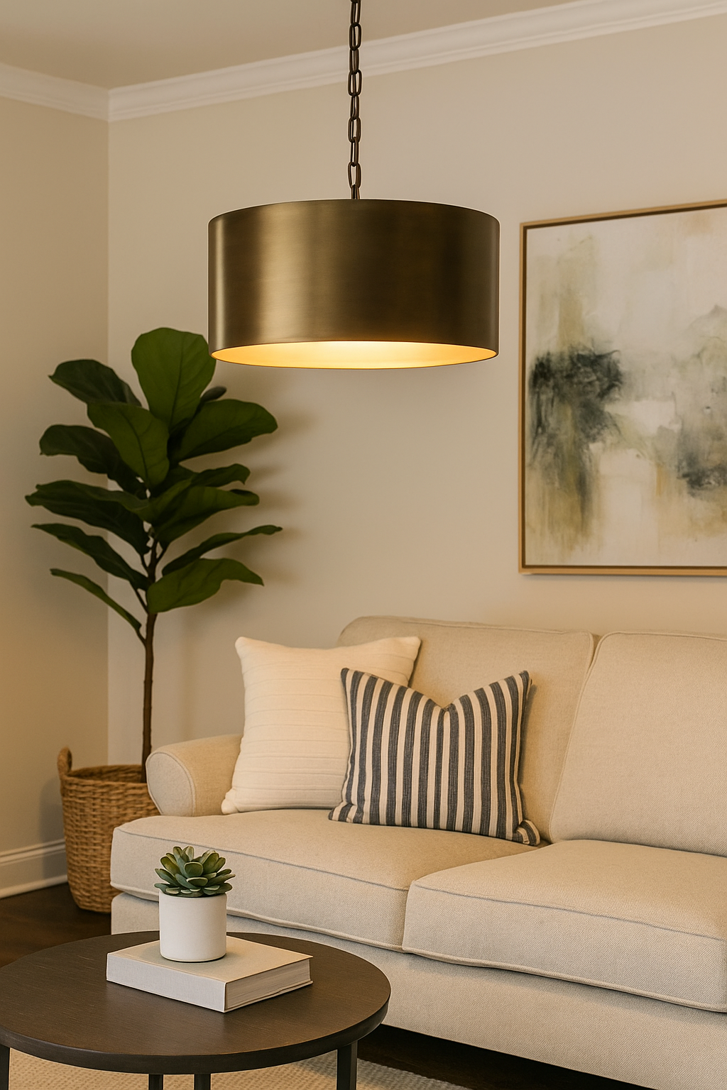Agafay Souk Echo Drum Pendant Light