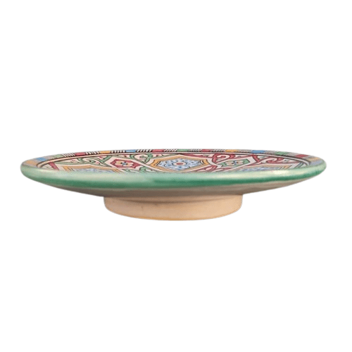 Agafay Souk Kasbah Geometry Ceramic Plate