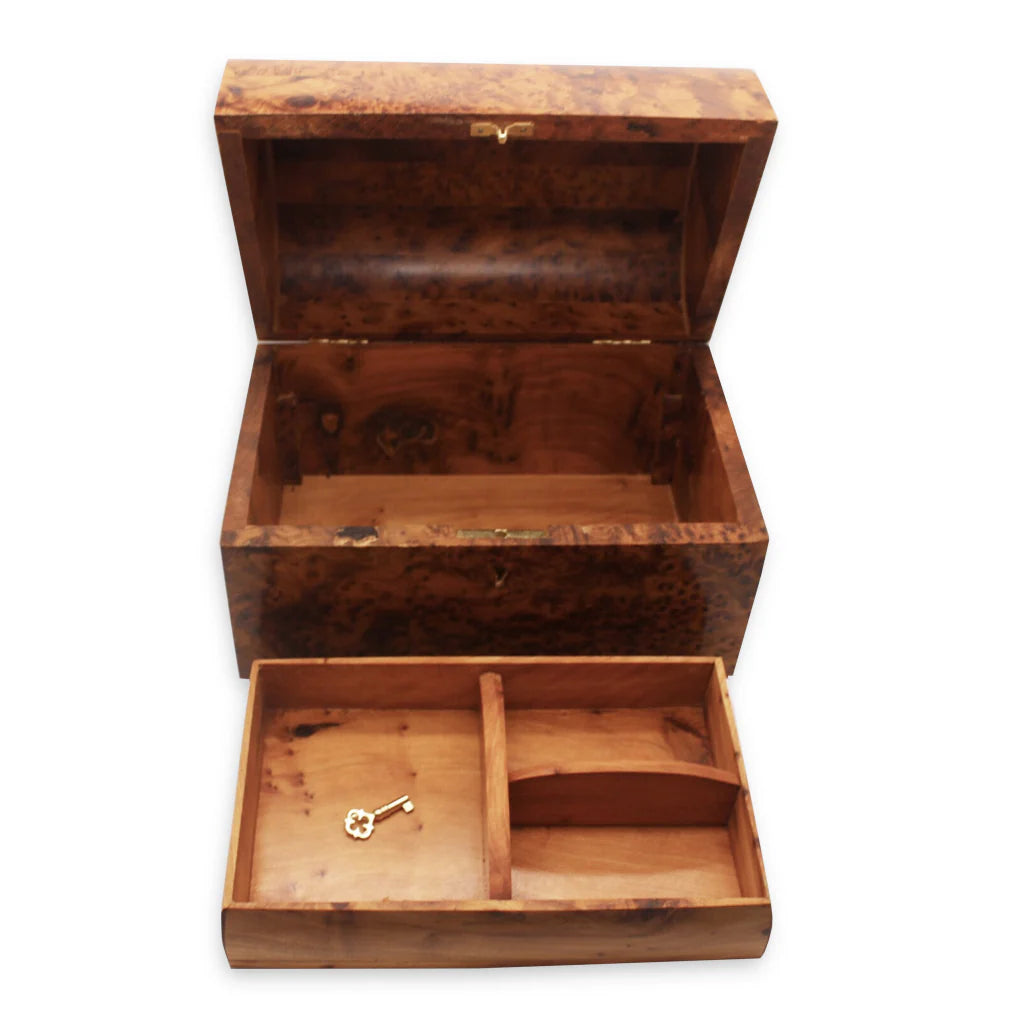 Agafay Souk Moroccan Thuya Jewelry Box