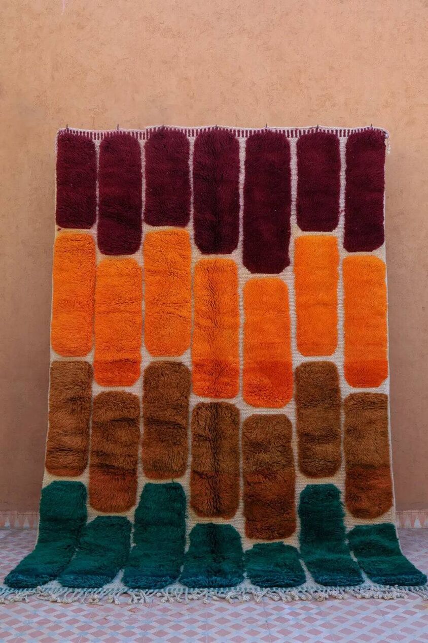 Agafay Souk Retro Bloom Boujad Rug