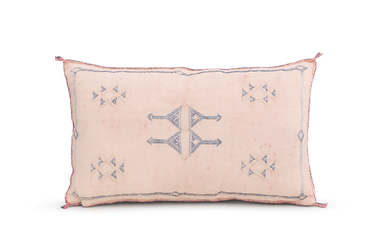 Agafay Souk Tazenakht Pink Cactus Silk Pillow