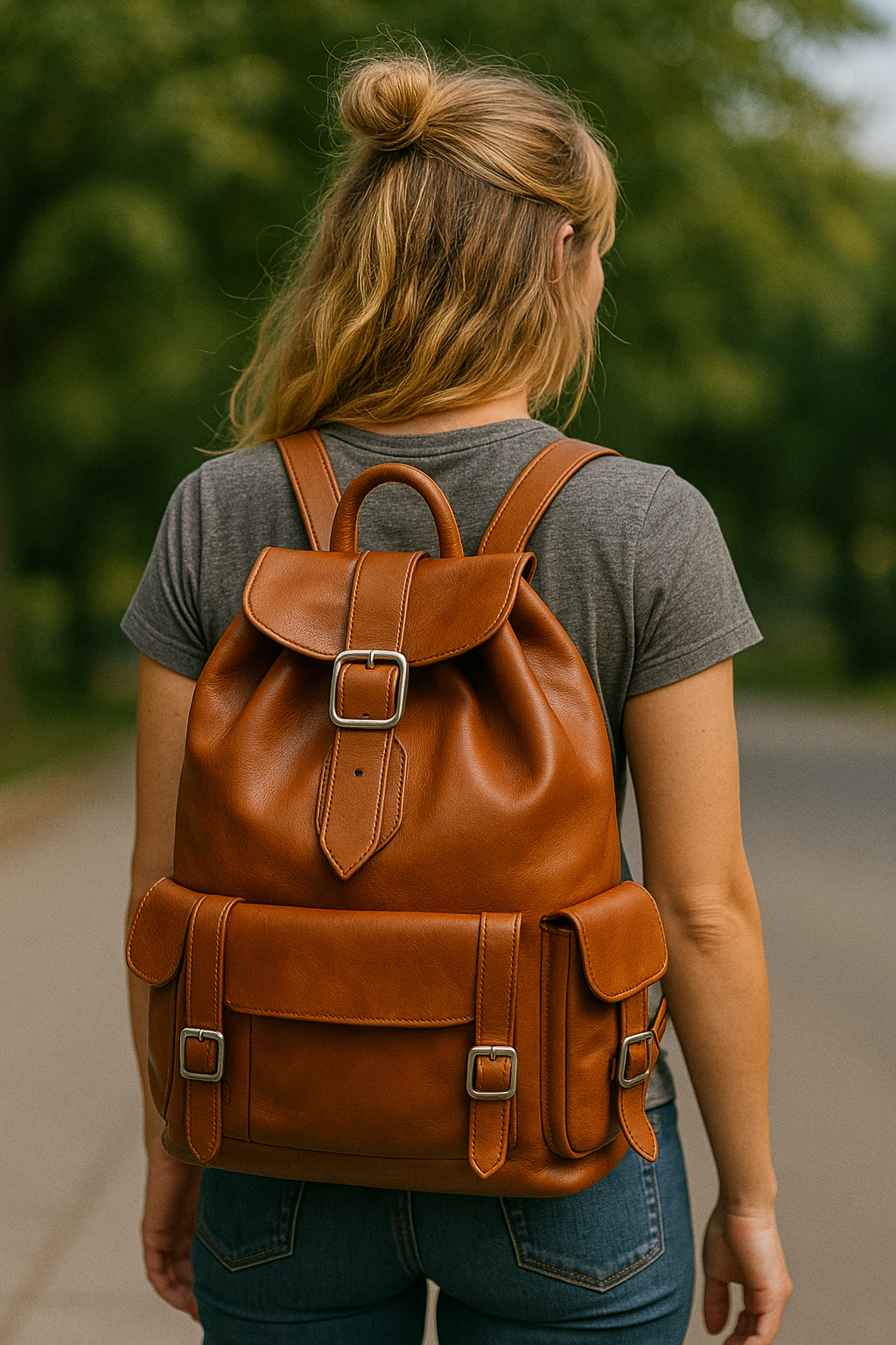 Agafay Souk Boho Convertible Leather Bag