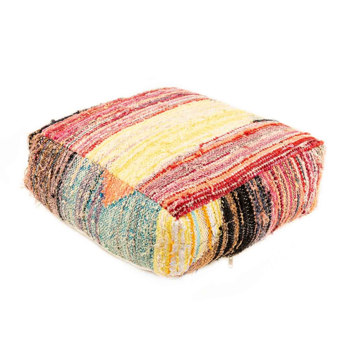 Square Boucherouite Floor Pillow Cover