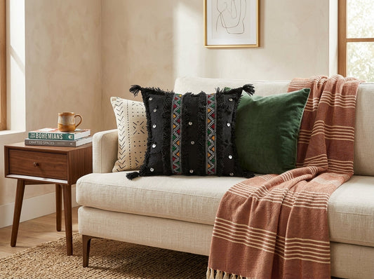 Moroccan Wedding Blanket Pillows: The History and Styling of Handira Decor