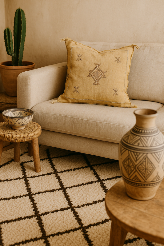 Sustainable Decor with Moroccan Flair: Embracing Ethical and Handmade Designs for Conscious Homes