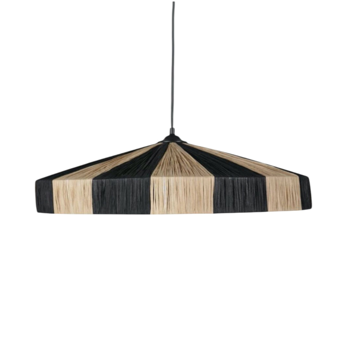 Agafay Souk Atlas Noir Raffia Pendant Lamp