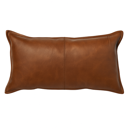 Agafay Souk Atlas Saddle Leather Pillow