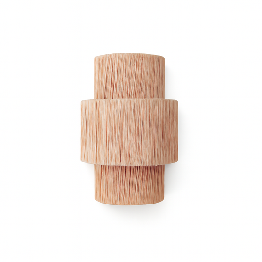 Agafay Souk Auric Tier Raffia Sconce