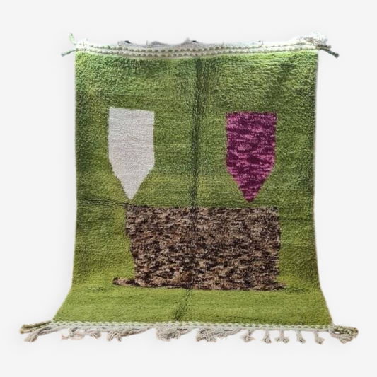 Agafay Souk Authentic Beni Ourain Wool Rug
