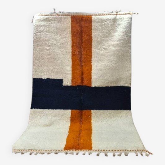 Agafay Souk Beni Ourian Handmade Berber Rug
