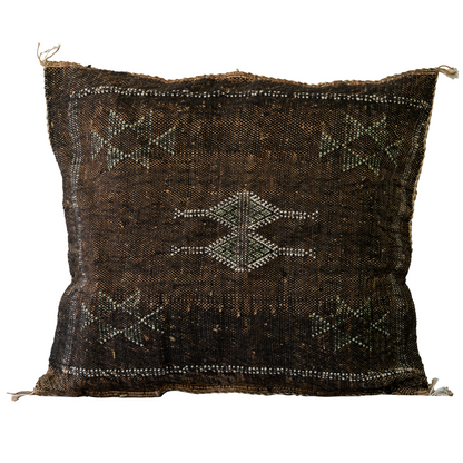 Agafay Souk Berber Earth Cactus Silk Pillow
