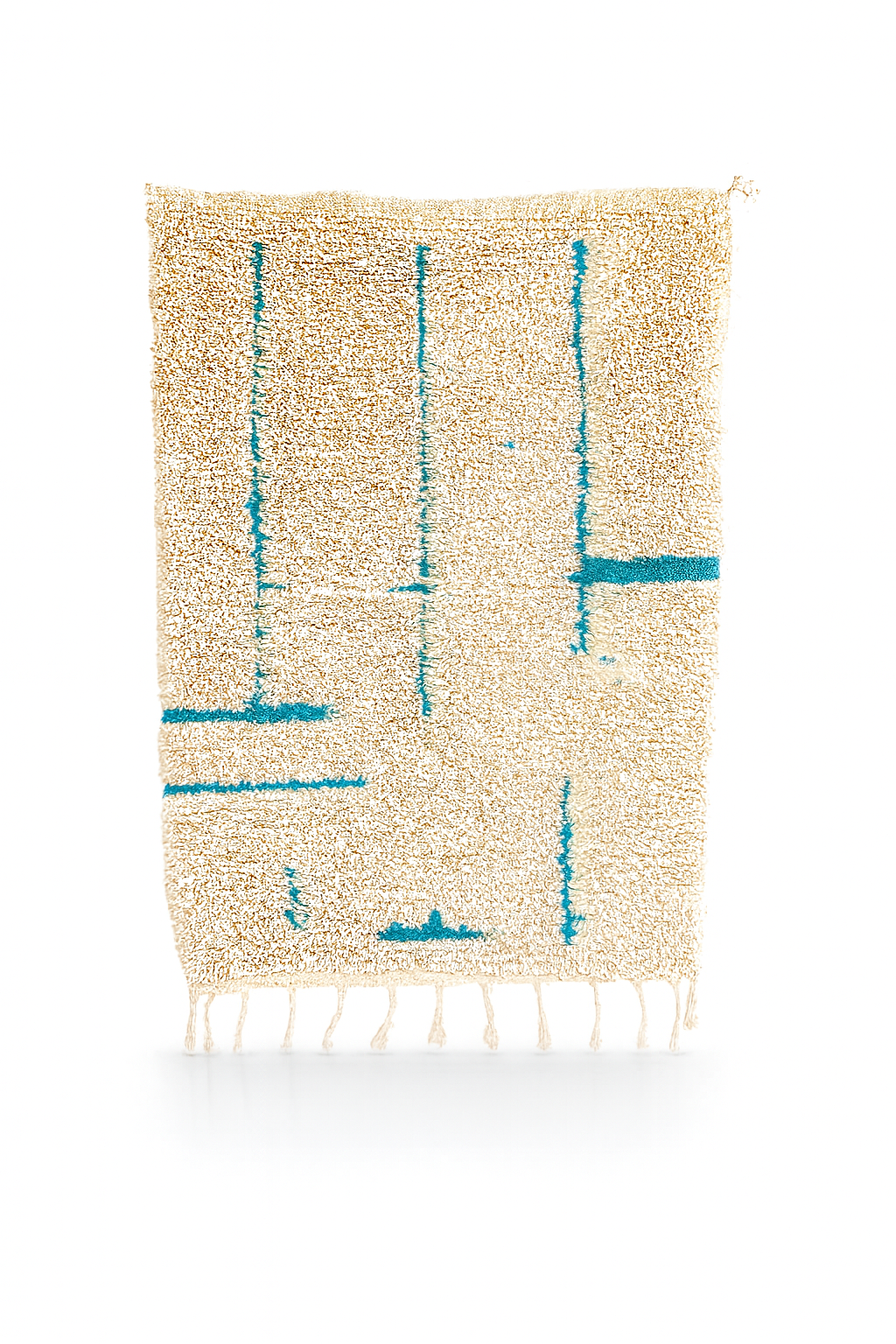 Agafay Souk Boujad Teal Trace Mini Rug