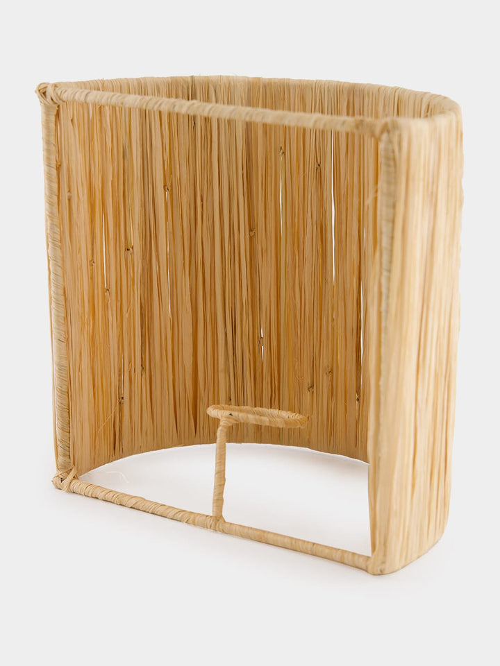 Agafay Souk Coastal Horizon Raffia Sconce
