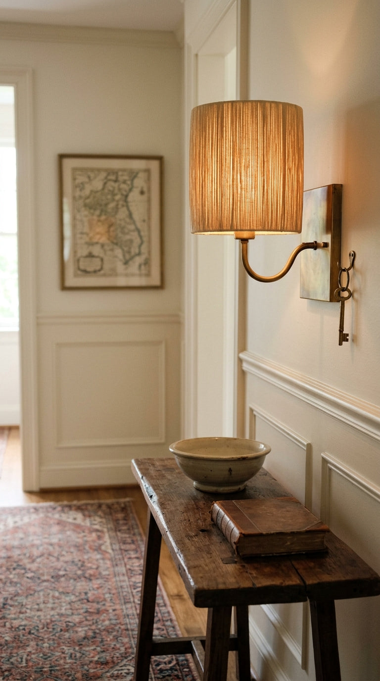 Agafay Souk Coastal Horizon Raffia Sconce