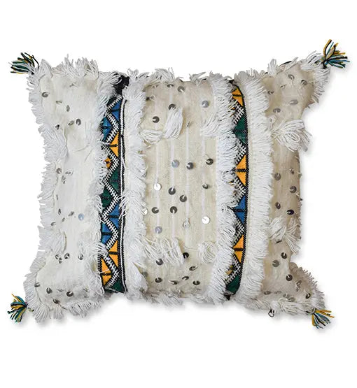 Cream Handira Pillow Cover
