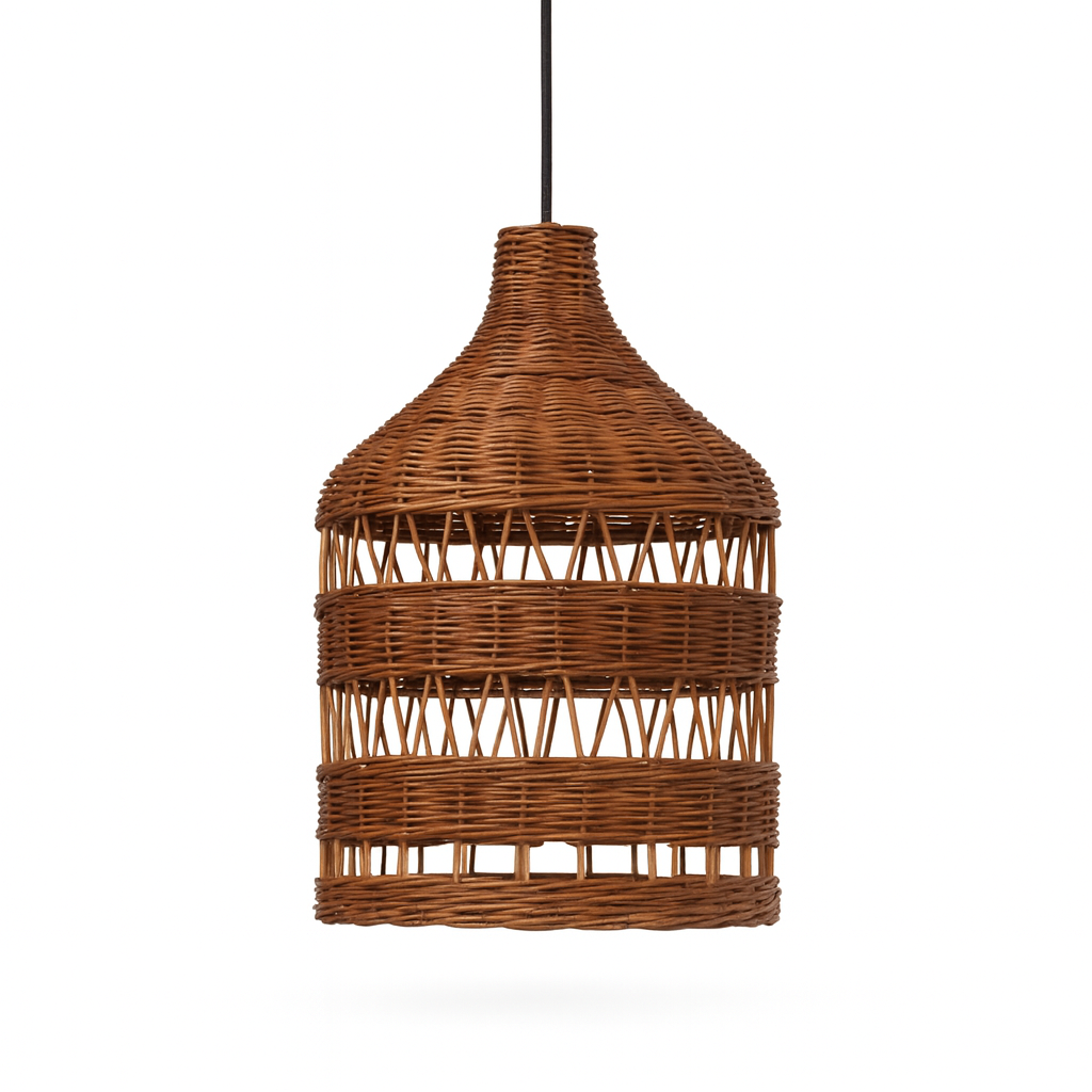 Agafay Souk Earthen Glow Rattan Pendant Lamp