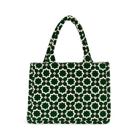 Agafay Souk Emerald Medina Tote